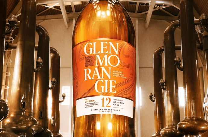 GLENMORANGIE 12YO THE ORIGINAL WHISKY SINGLE MALT i alembiki